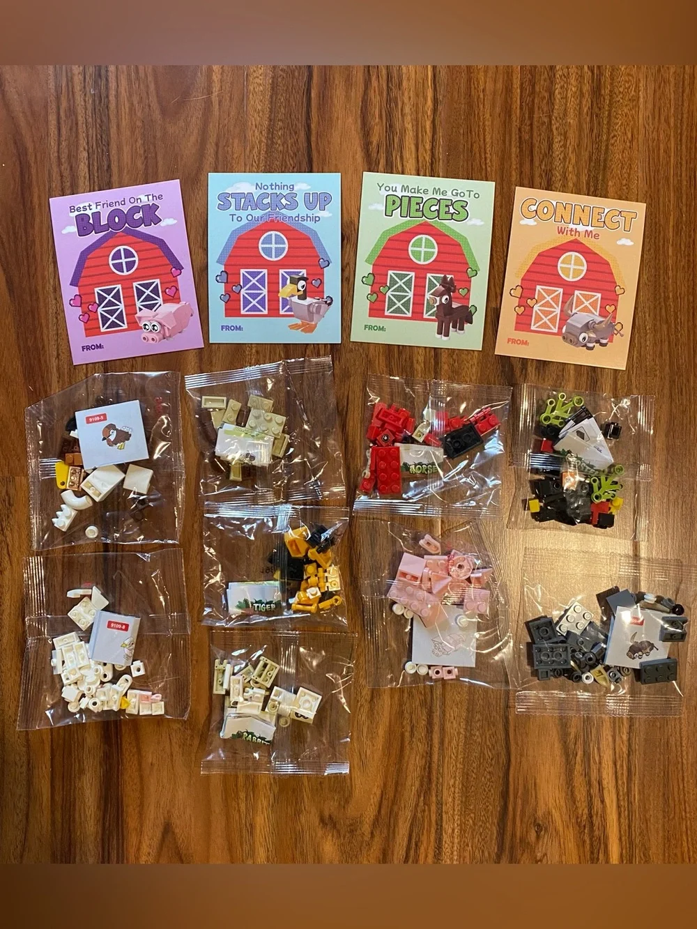 9 Lego Style Building Blocks Kits Party Favors